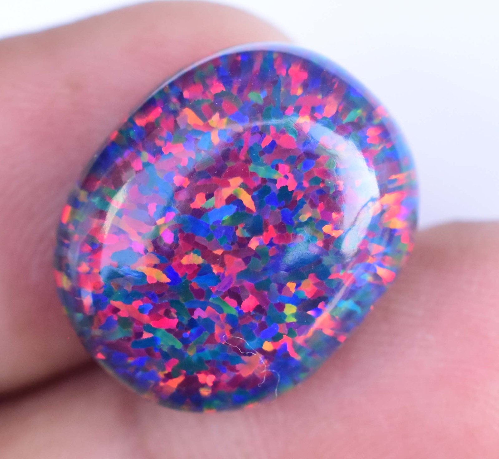 10.00 CT Natural Ethiopian Black Fire Opal Certified Very Rare Precious Gemstone