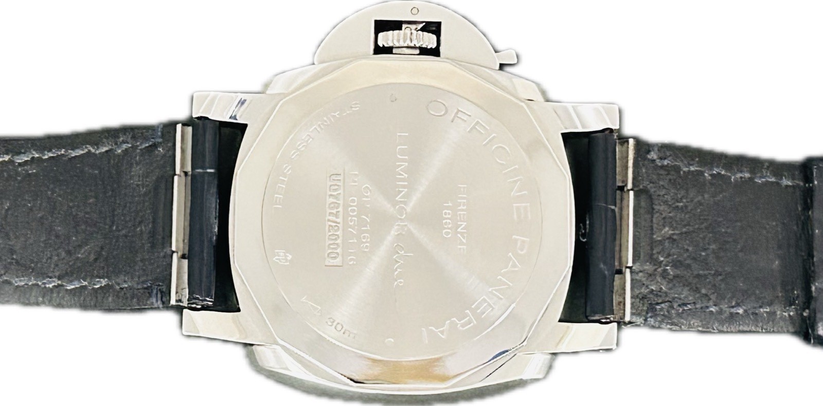PANERAI Luminor Due 3Days Acciaio OP7169 PAM00906 Mens Watch Excellent A7098