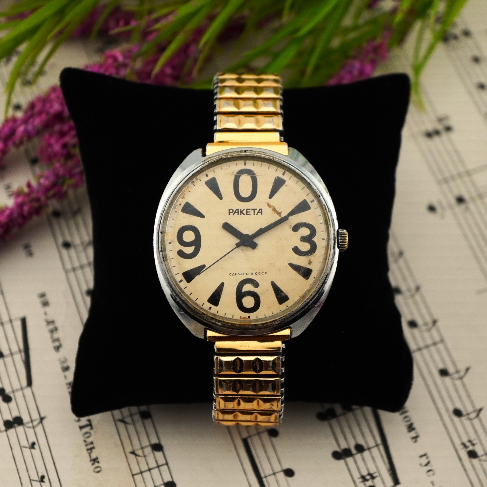 Raketa BIG ZERO mechanical 2609 Raketa Zero raketa 0 white watch case 38mm