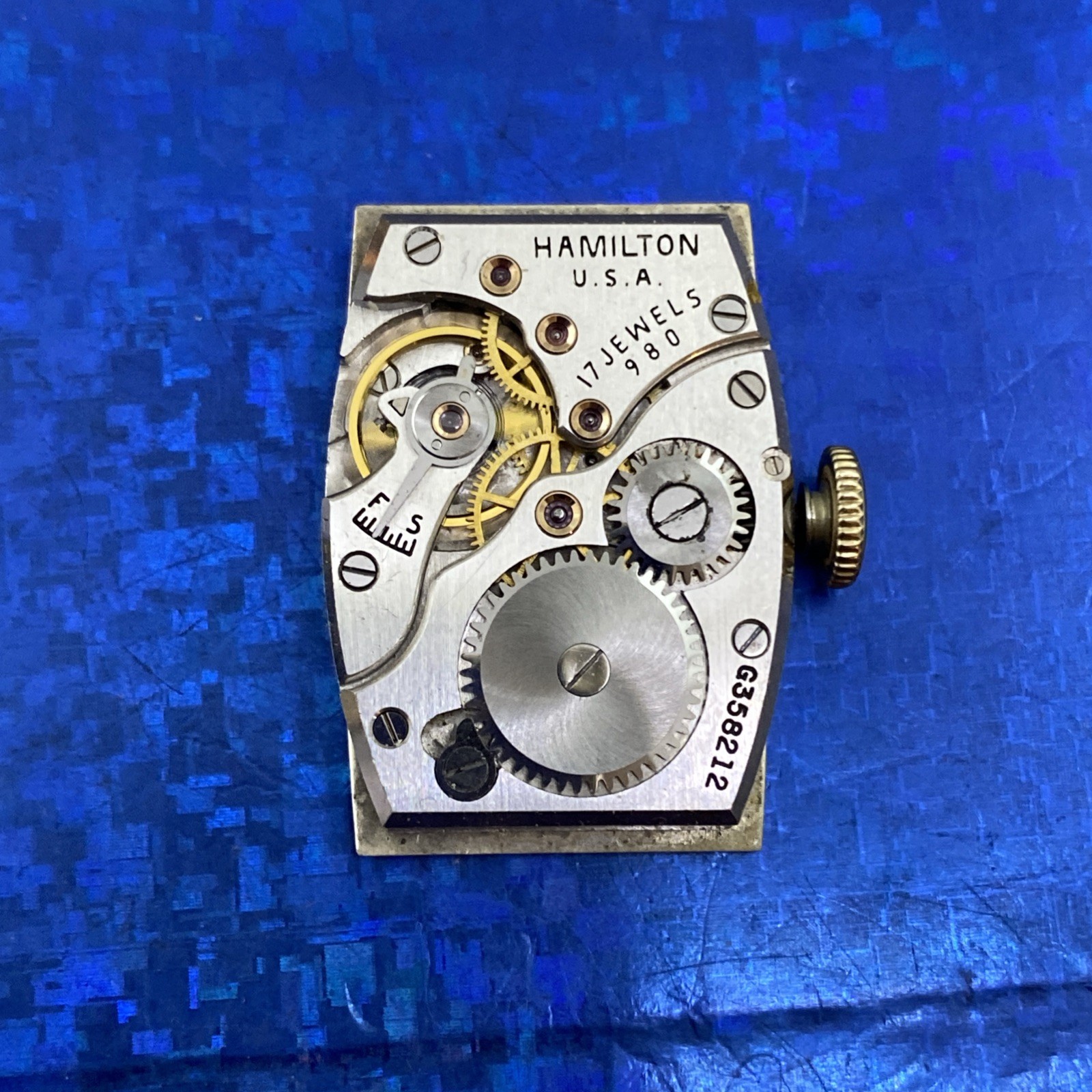 Vintage 1936 Man’s HAMILTON CLARK Stunning Long Case Serviced & 1 Year WARRANTY