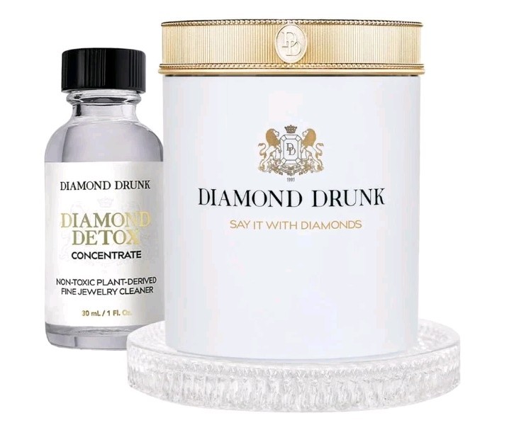 Diamond Drunk Jewelry Cleaner Kit Non-Toxic For Diamond, Gold Platinum Rings
