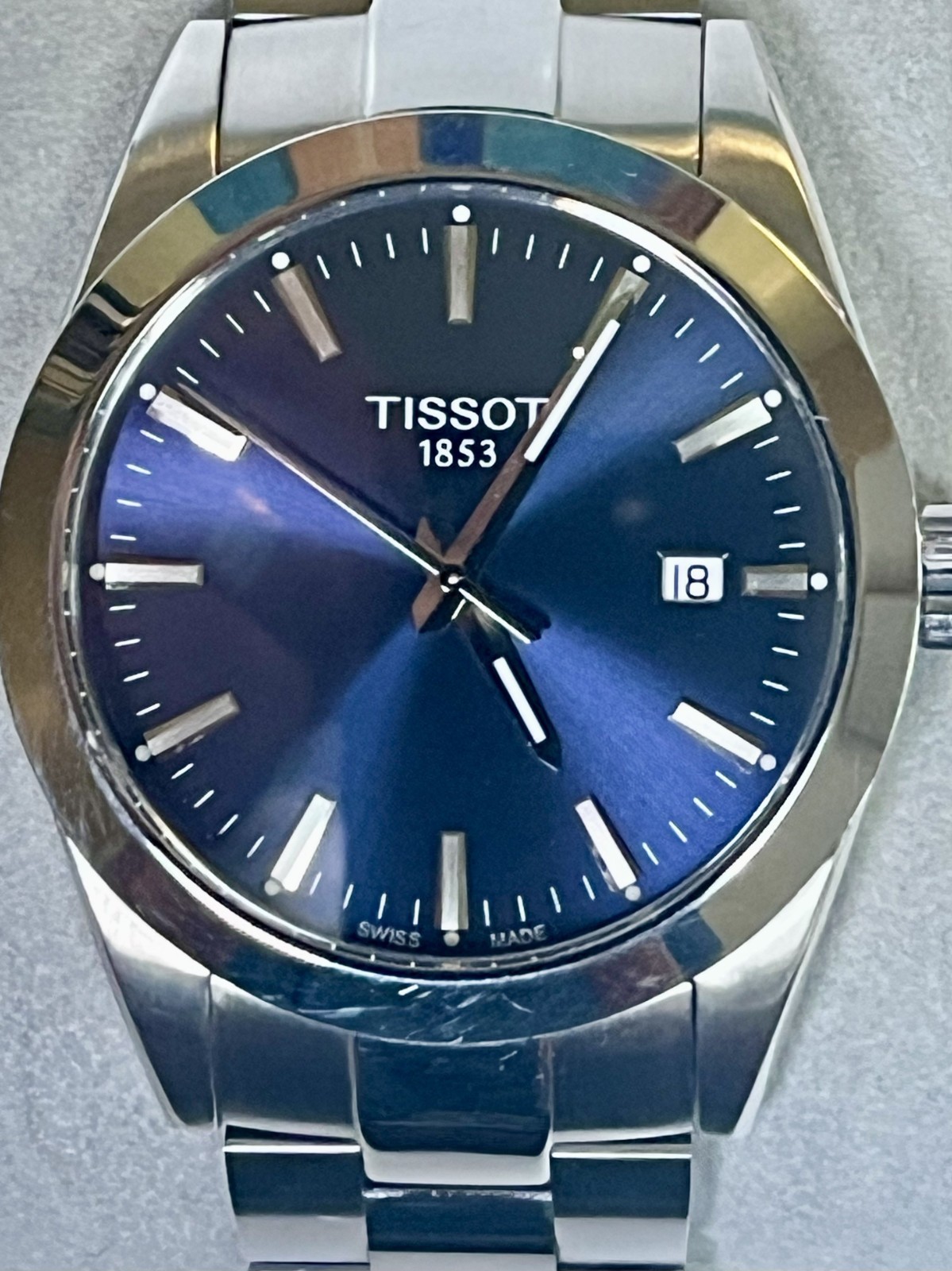 TISSOT Gentleman T127.410.11.041.00 Quartz Blue Dial Men’s Watch 40mm