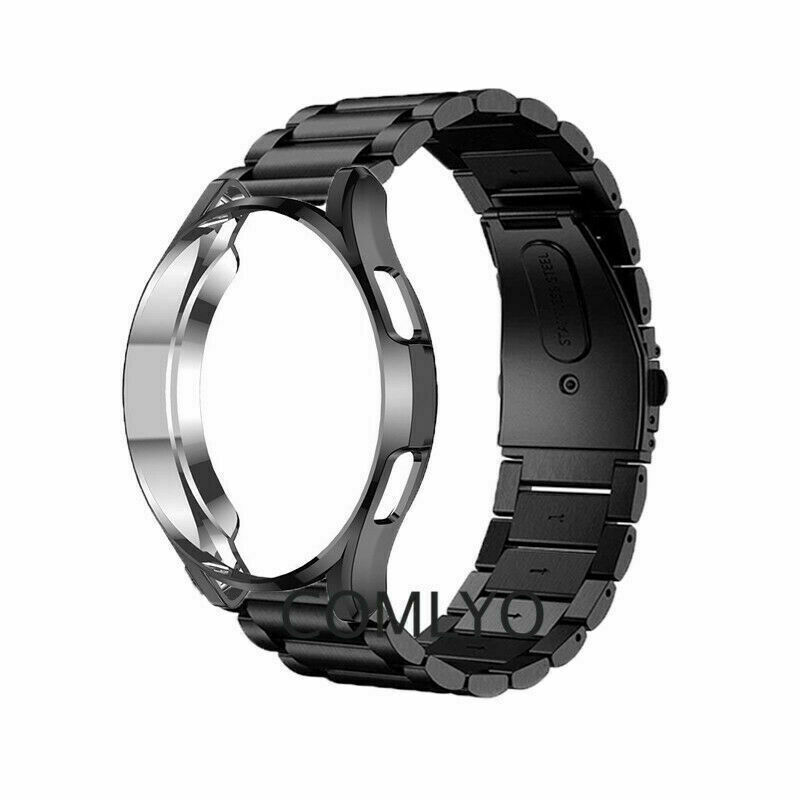 Stainless Steel Strap Watch Band+Case For Samsung Galaxy Watch 4/Watch 5/Watch 6
