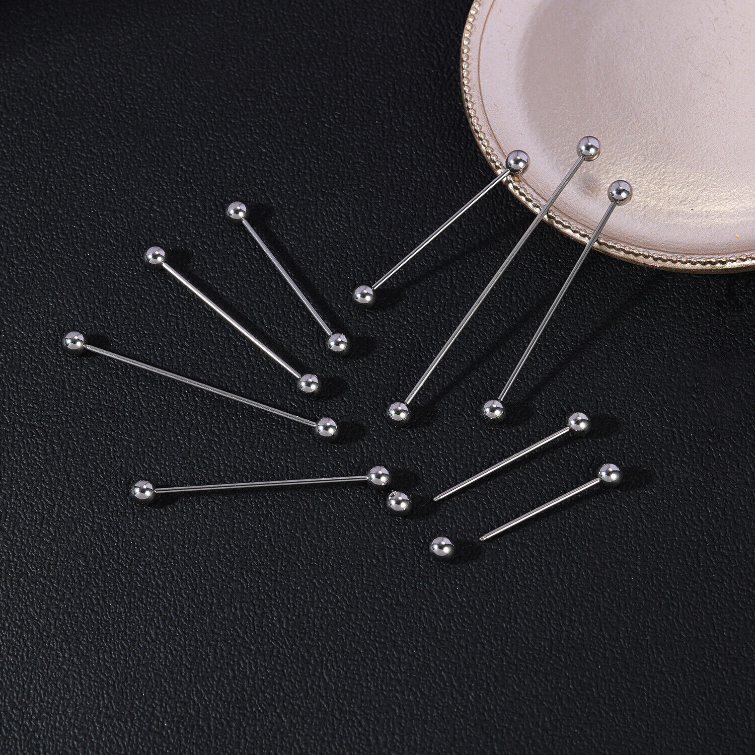 1 Pc Stainless Steel Long Industrial Barbell Piercing Cartilage Earring Jewelry