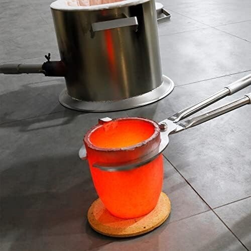 Premium Black Graphite Crucible, Silicon Carbide Clay Furnace Cup – 1800℃/3272℉