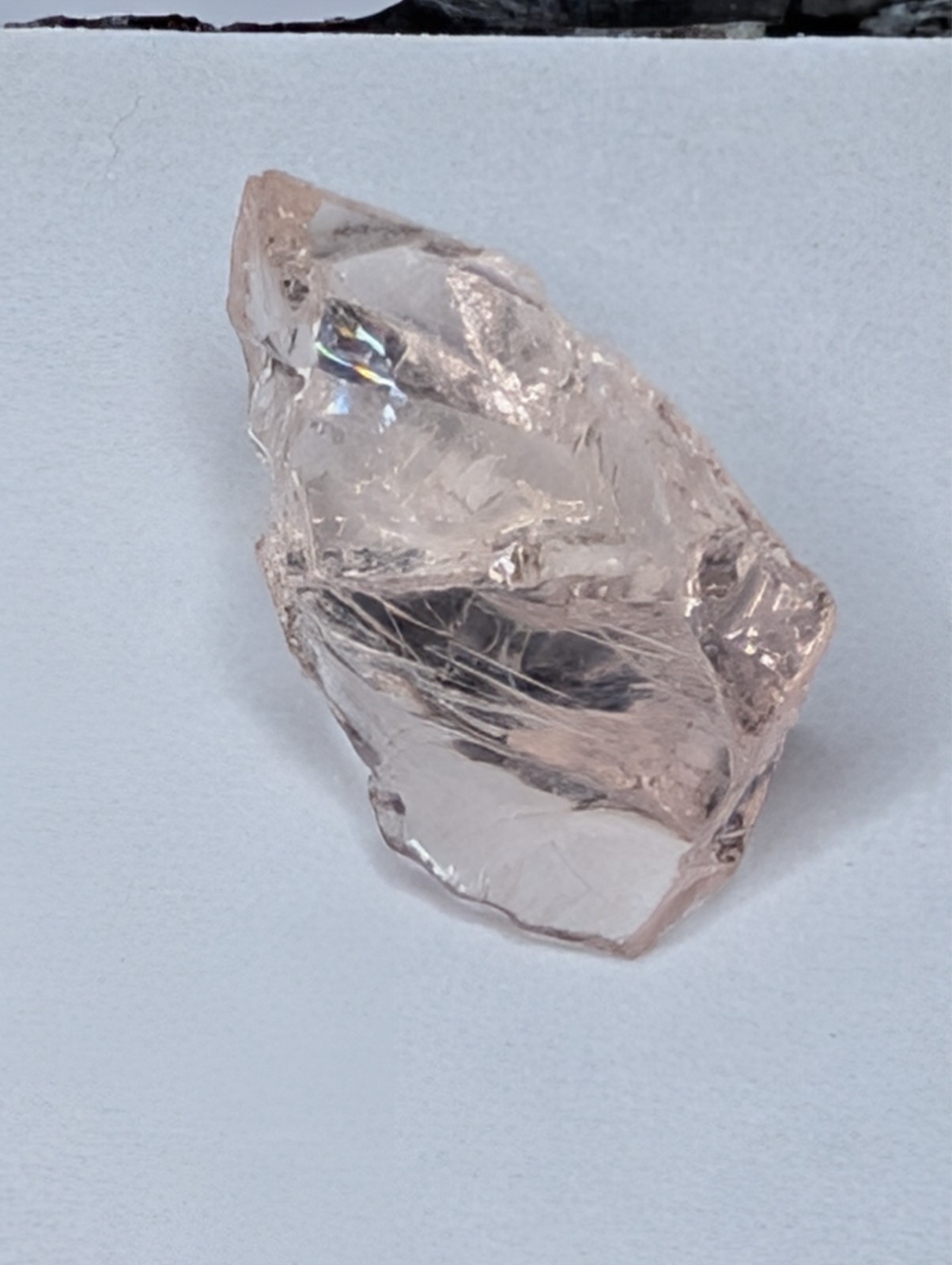USA Seller 11.61 ct IF flawless Natural Pink morganite facet rough gemstone