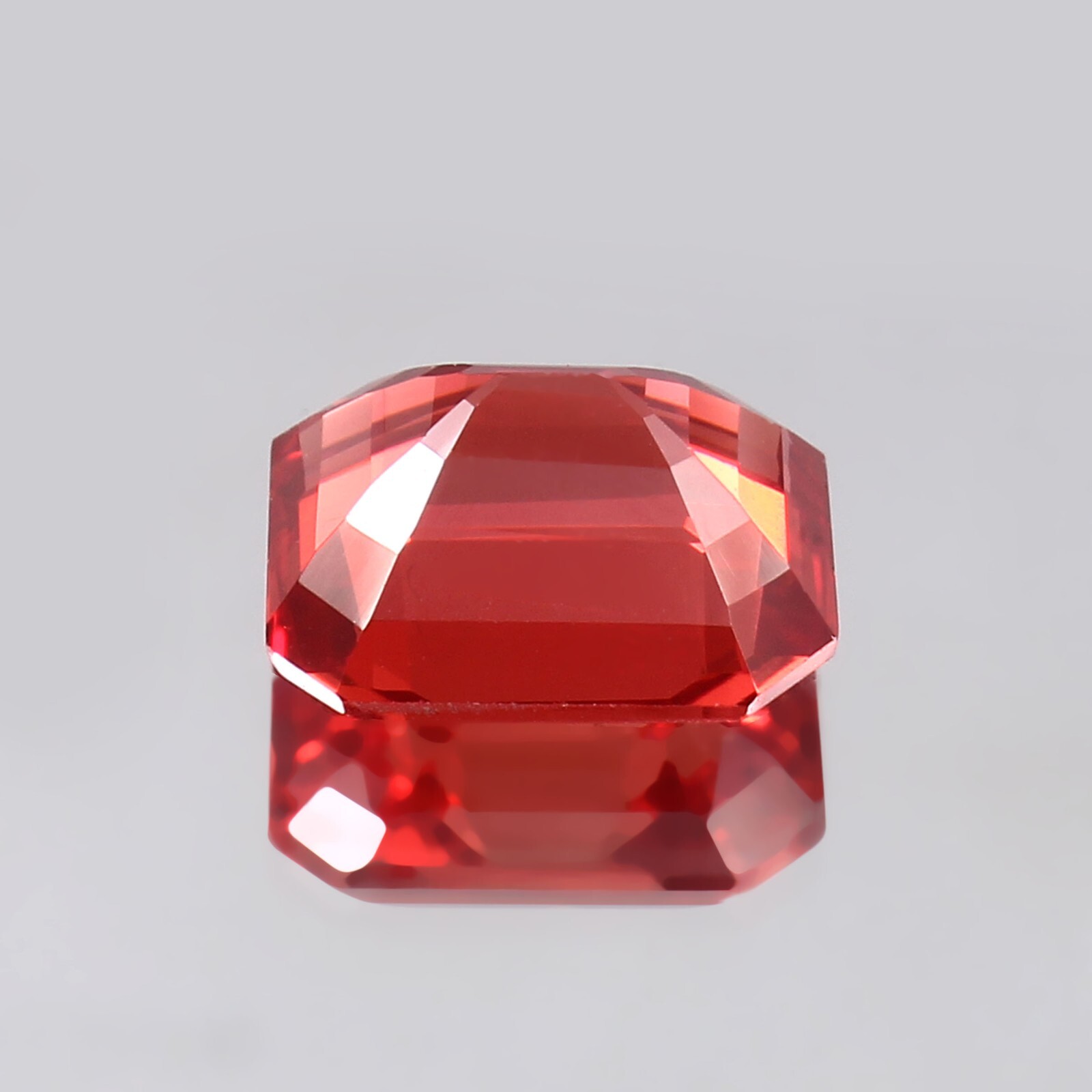 AAA Fine Natural Ceylon Padparadscha Sapphire Loose Radiant Cut Gemstone 12x10MM