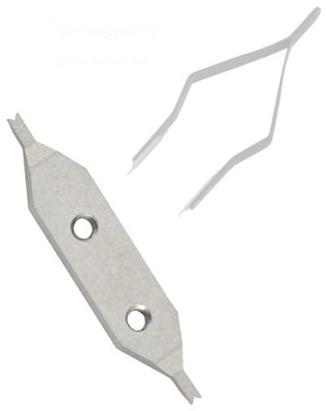 Replacement Straight Forks for Bergeon 7825 2pcs+ tool+4 Screws