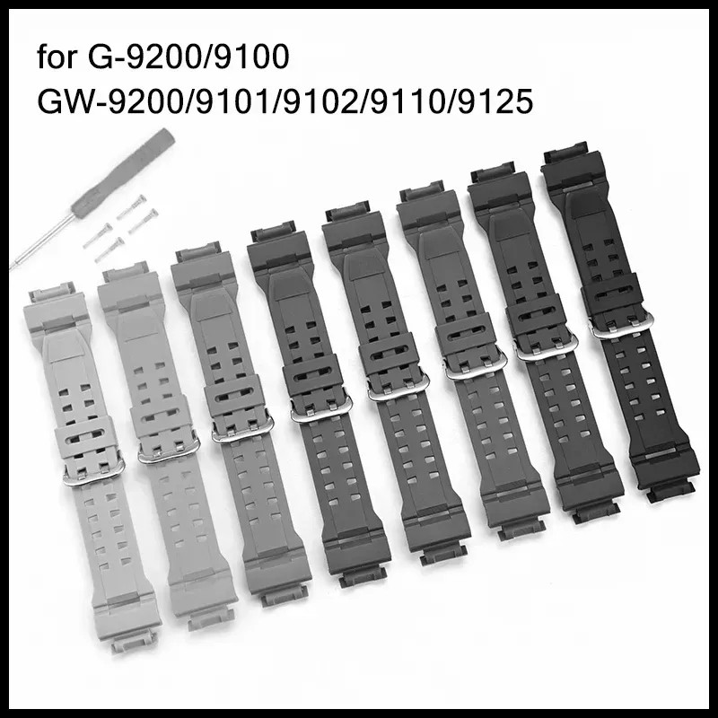Resin Watch Strap for Casio G-shock G-9200/9100 GW-9200/9101/9102/9110/9125
