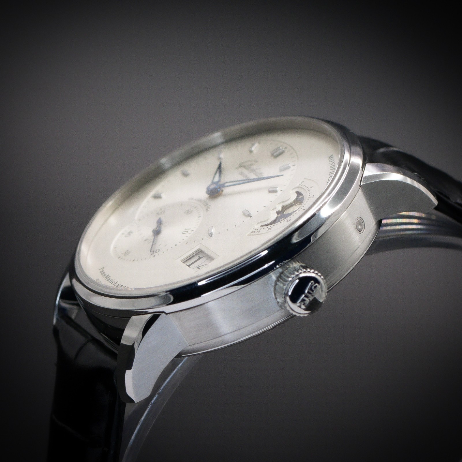GLASSHÜTE PanoMaticLunar 40 | Silver Dial | Ref. 1-90-02-42-32-50 | Full Set