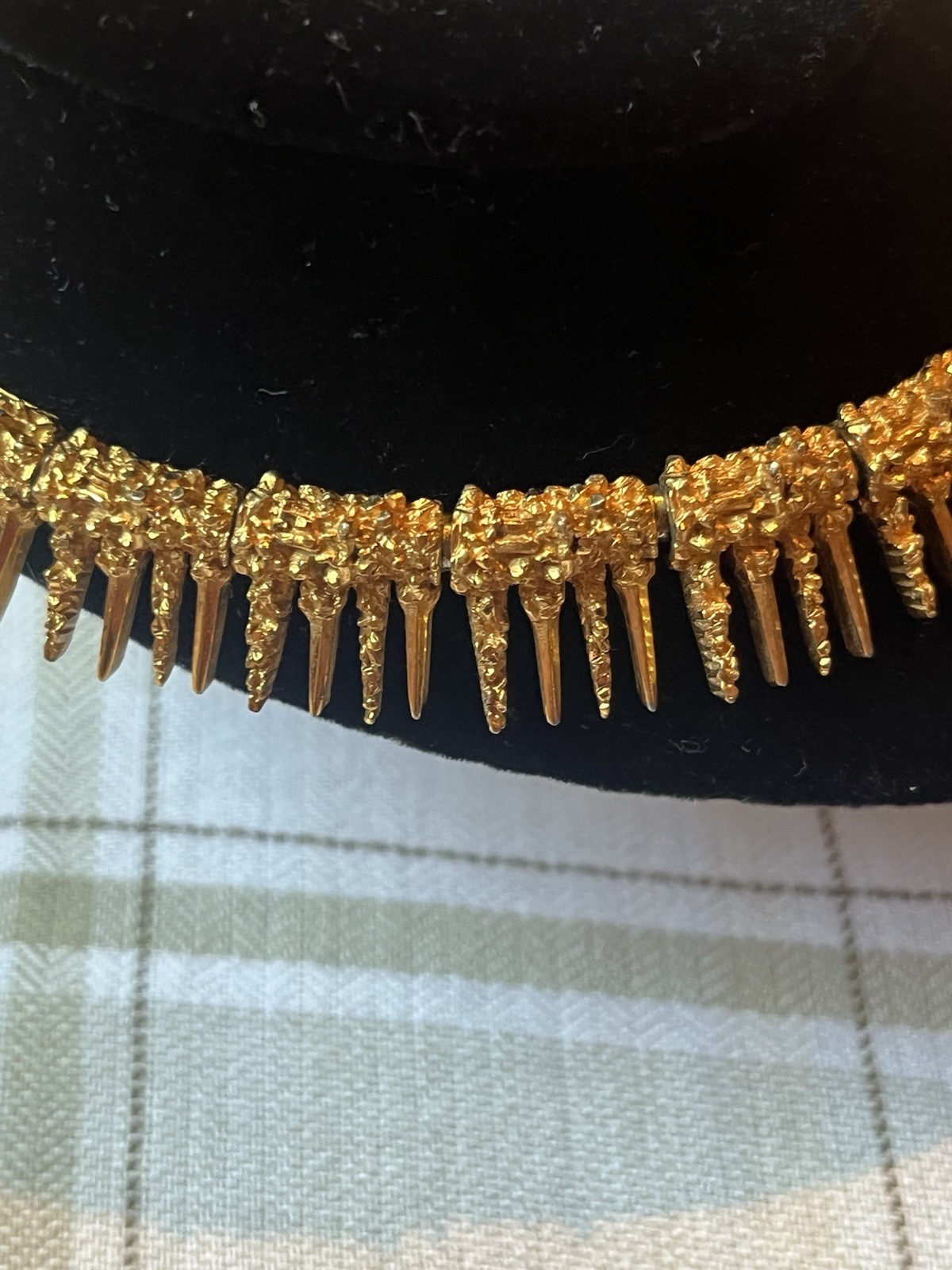 Vintage Marcel Boucher Gold Tone Necklace AS IS