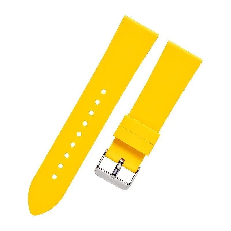 18mm 20mm 22mm Soft Silicone Watch Band Divers Replacement Strap Quick Release