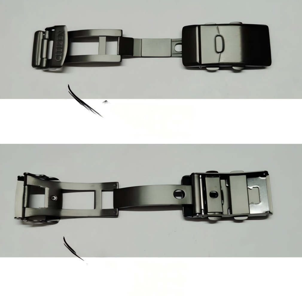 Citizen original clasp double safety butterfly double press single folding clasp