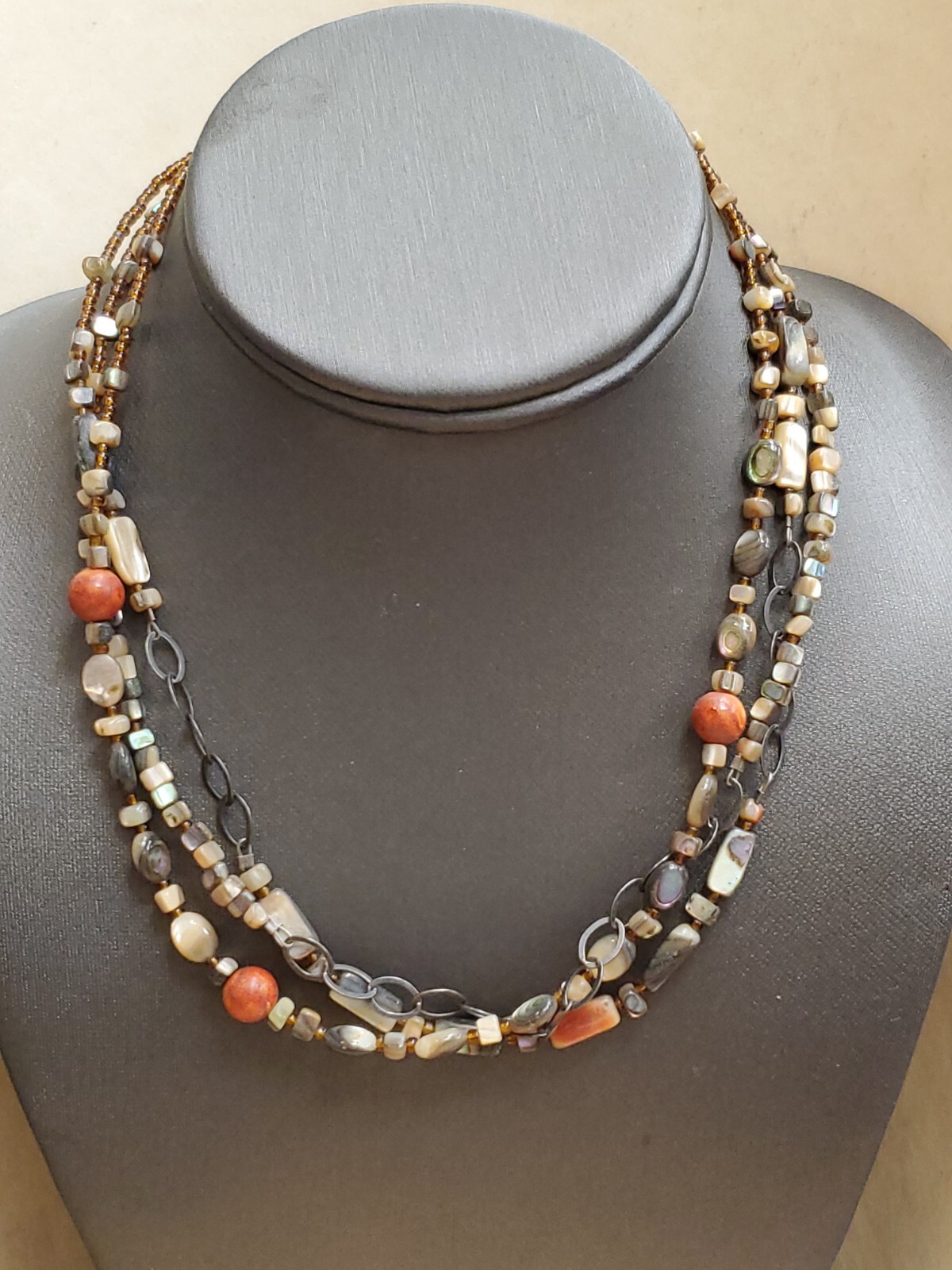 Silpada 925 Sterling Silver “Fiesta Fun” Multi-Strand Necklace N1563 28.5 grams