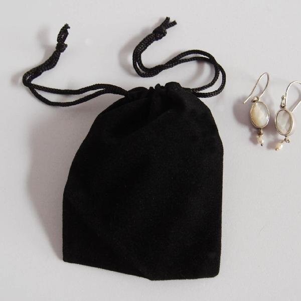 Novel Box Velour Drawstring Pouch Jewelry Bag, Gem Bag Wedding Gift Bag – 25Pack