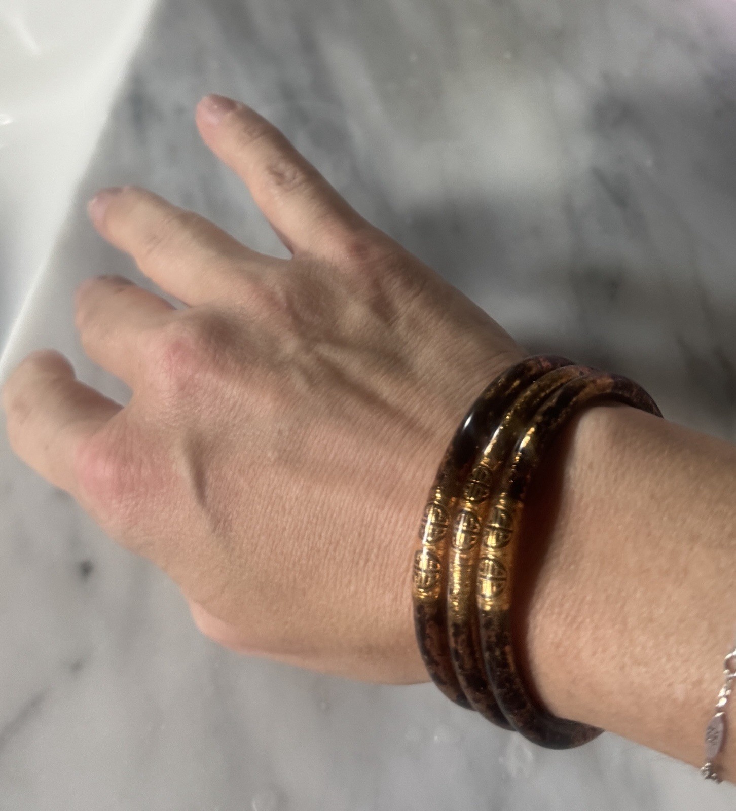Tortoise Buddha Girl Bangles S