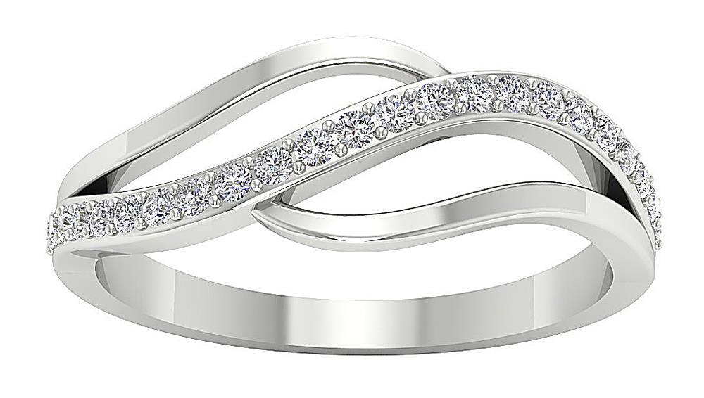 Engagement Ring Natural Diamond SI1 G 0.25 Carat 14K Rose Gold Appraisal 7.25 mm