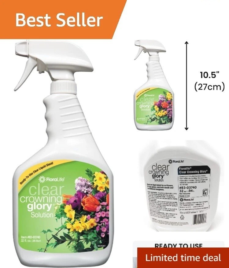 Crowning Glory 32 Fl. Oz Flower Spray – Easy Application for Gorgeous Blooms
