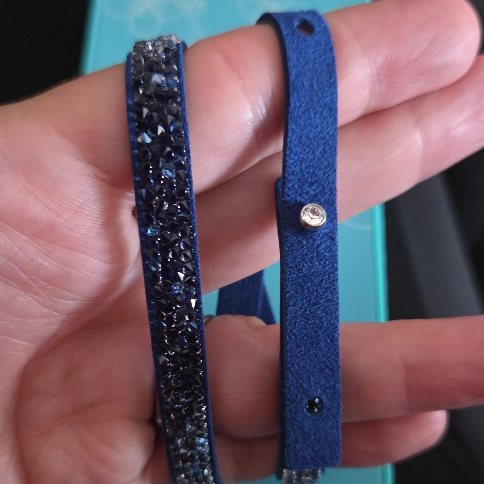 Origami Owl Blue Cyrstal Wrap