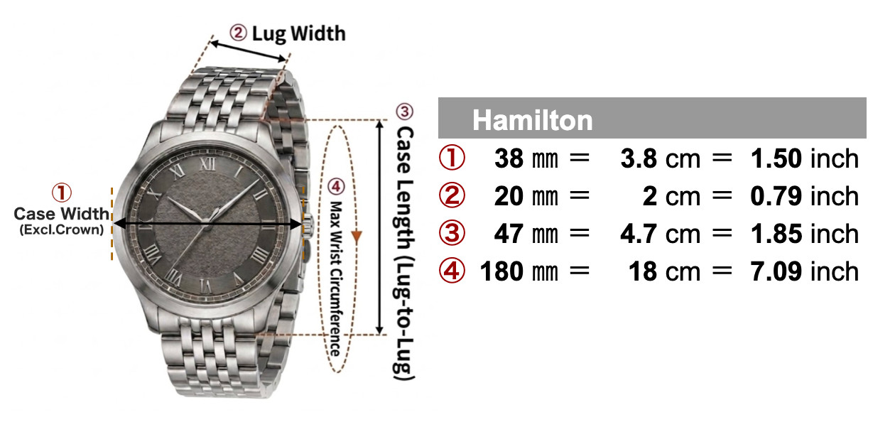 Hamilton Khaki Field H682011 Quart Men’s Watch 38mm Black Dial Date From JAPAN