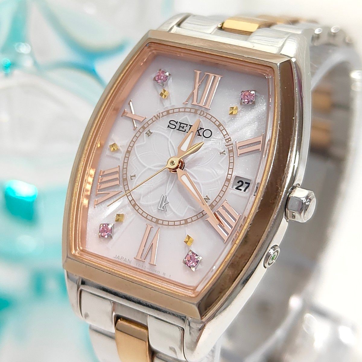 SEIKO LUKIA SSVW198 Radio Solar Limited Pink Watch