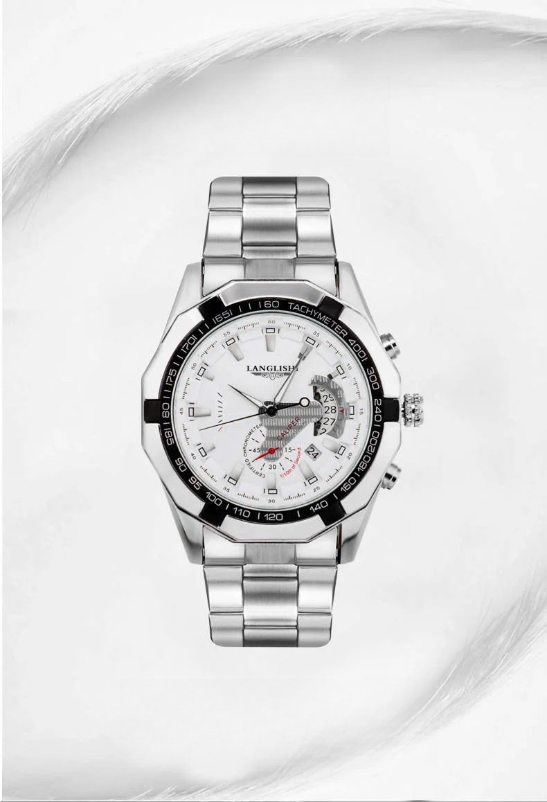 Men’s Large Dial Luminous Waterproof Calendar Watch Outdoor Sport