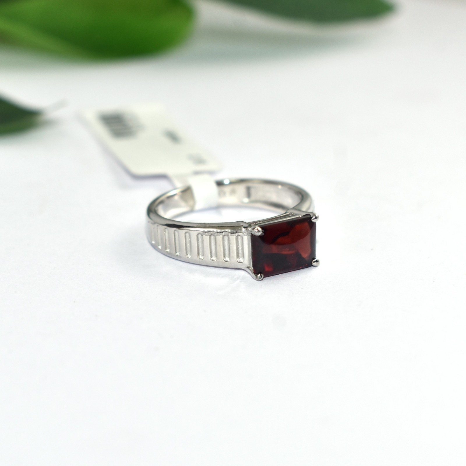 Bold And Dark Red Garnet 925 Sterling Silver Ring Fine Quality Handmade Jewelry