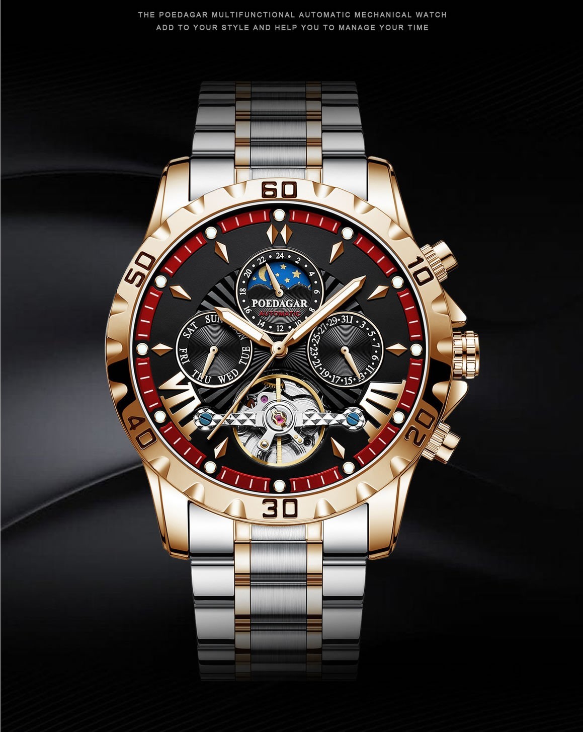 Swiss Brand Waterproof New Automatic Mechanical Men’s Watch