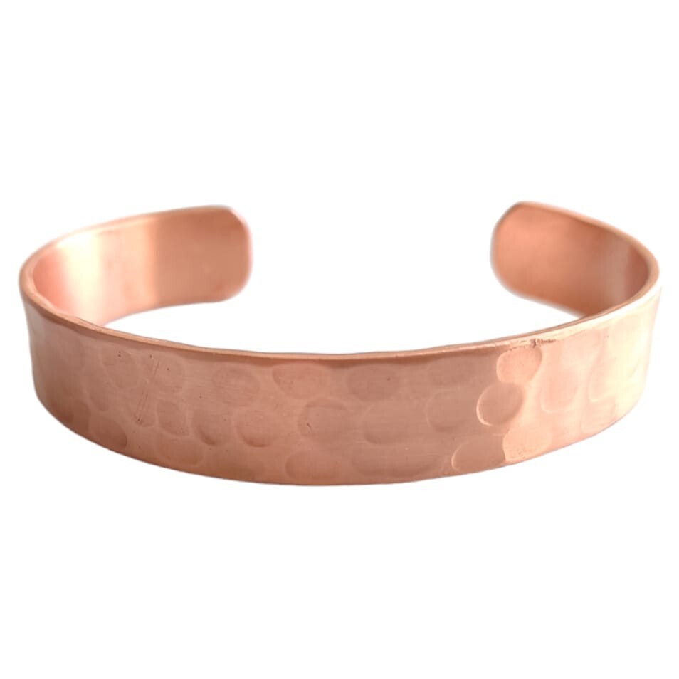 100% Pure Copper Bracelet Heavy Hand Made Healing Unisex Men Women 35gr 1.25oz