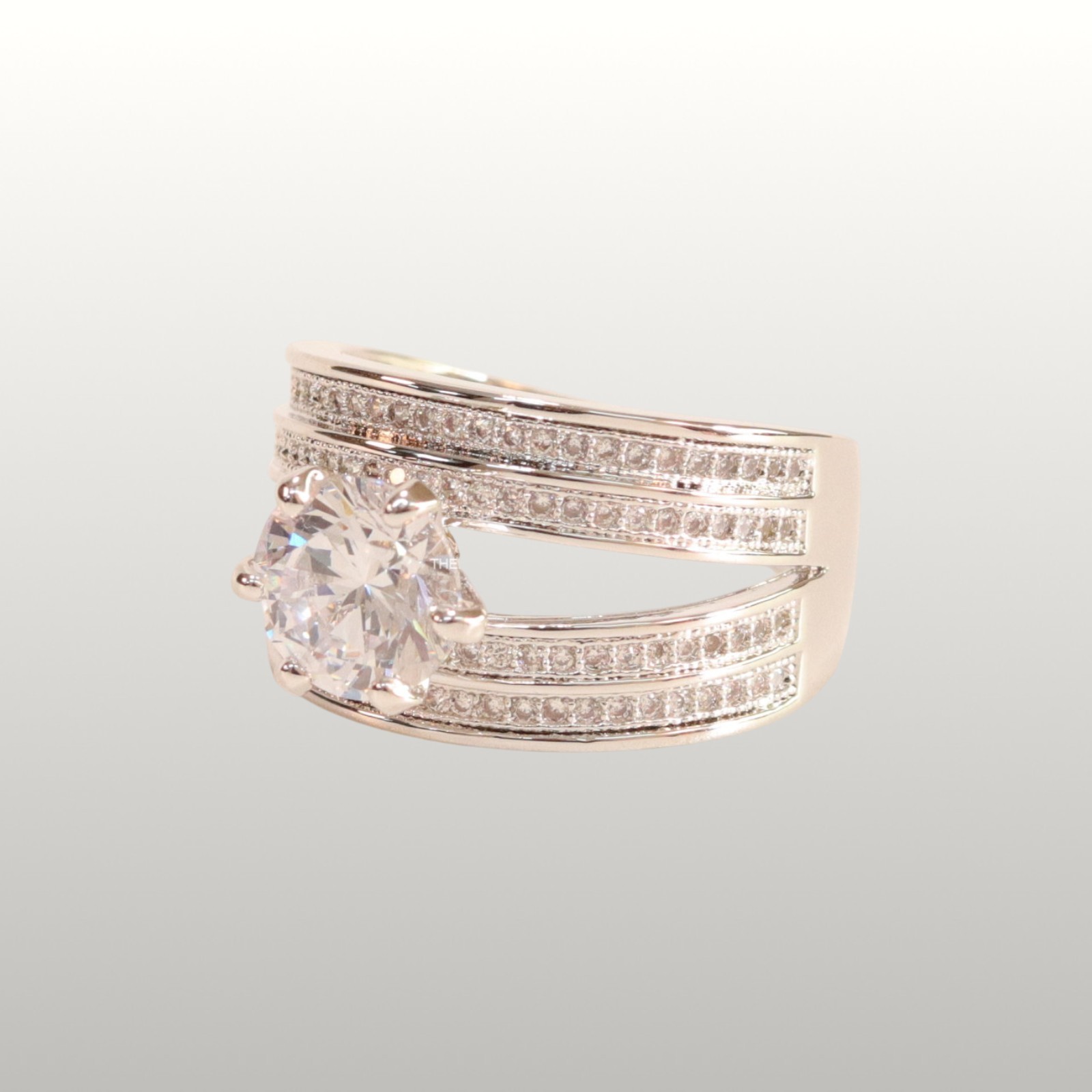 Round Cut 4.00 CT IGI Certified Lab Grown Diamond Engagement Ring 14K White Gold