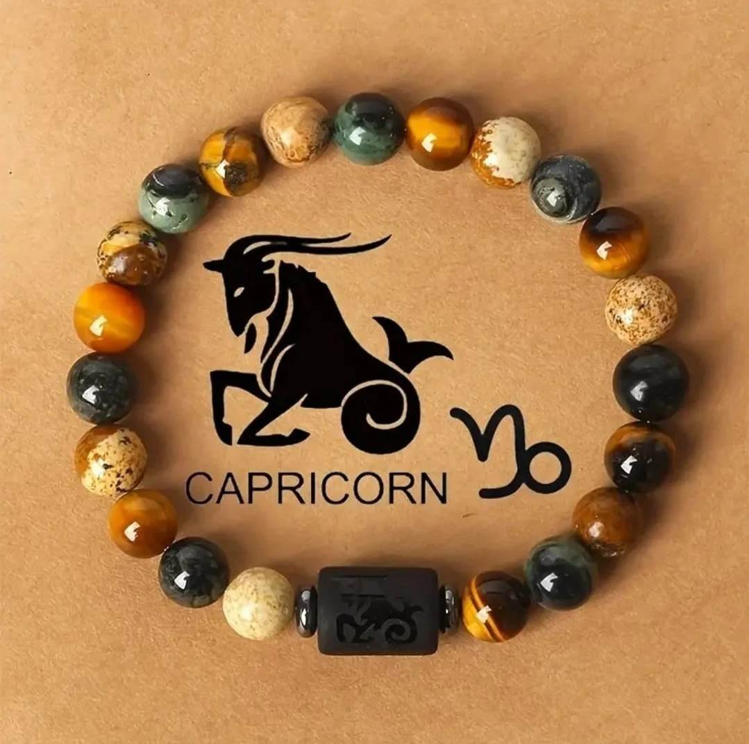 1x Zodiac Constellation Triple Protection Bracelet Handmade Gift Friend & Family
