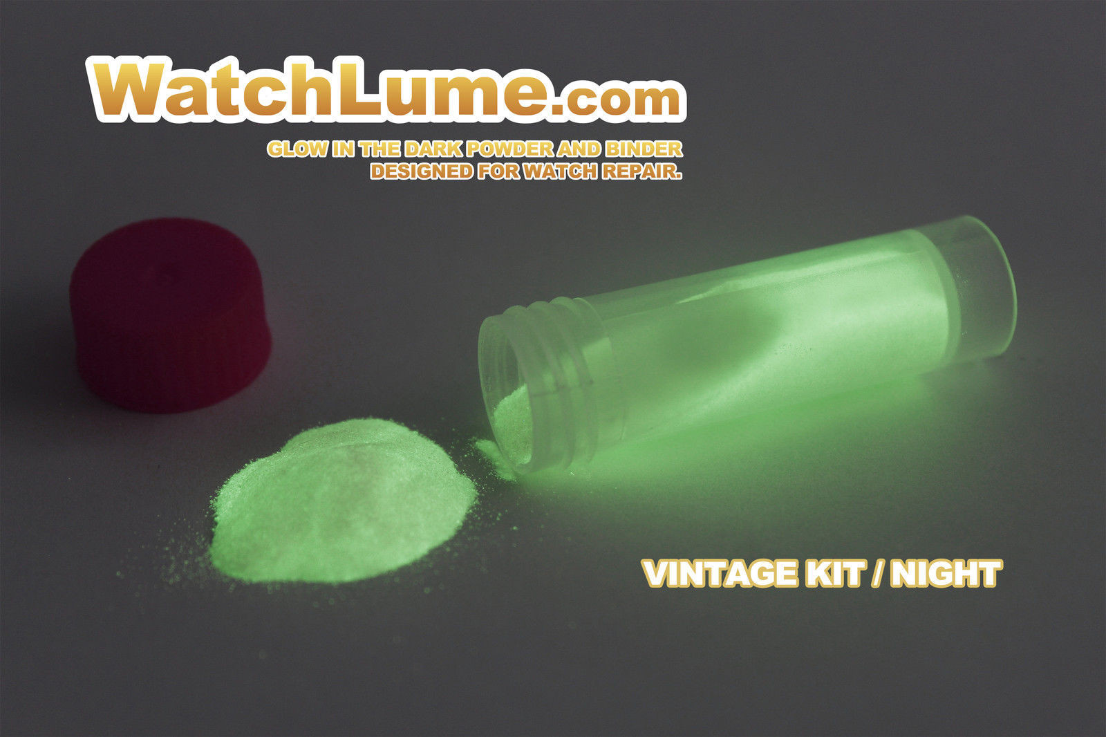 GLOW IN THE DARK WATCH PASTE KIT Stronger than Luminova Lume Dial Restoration