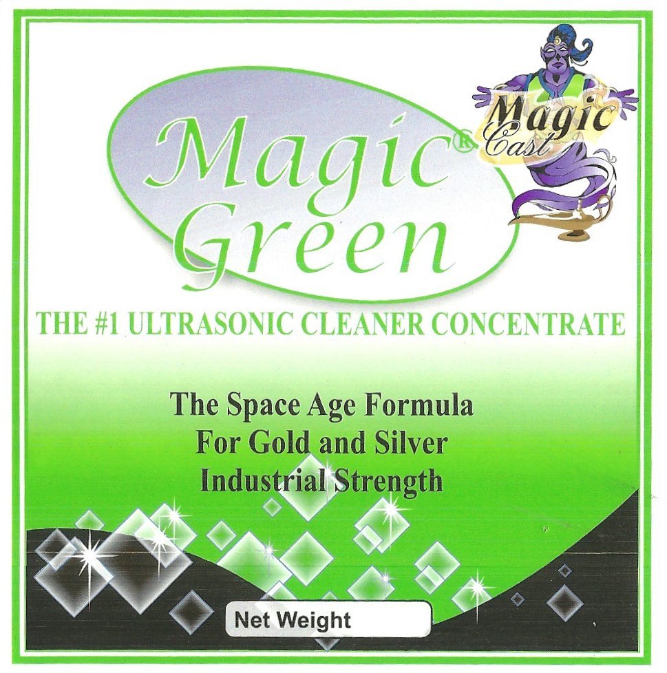 Jewelry Cleaner Cleaning Solution Concentrate, Ultrasonic, Soak, Makes 2 Gallons