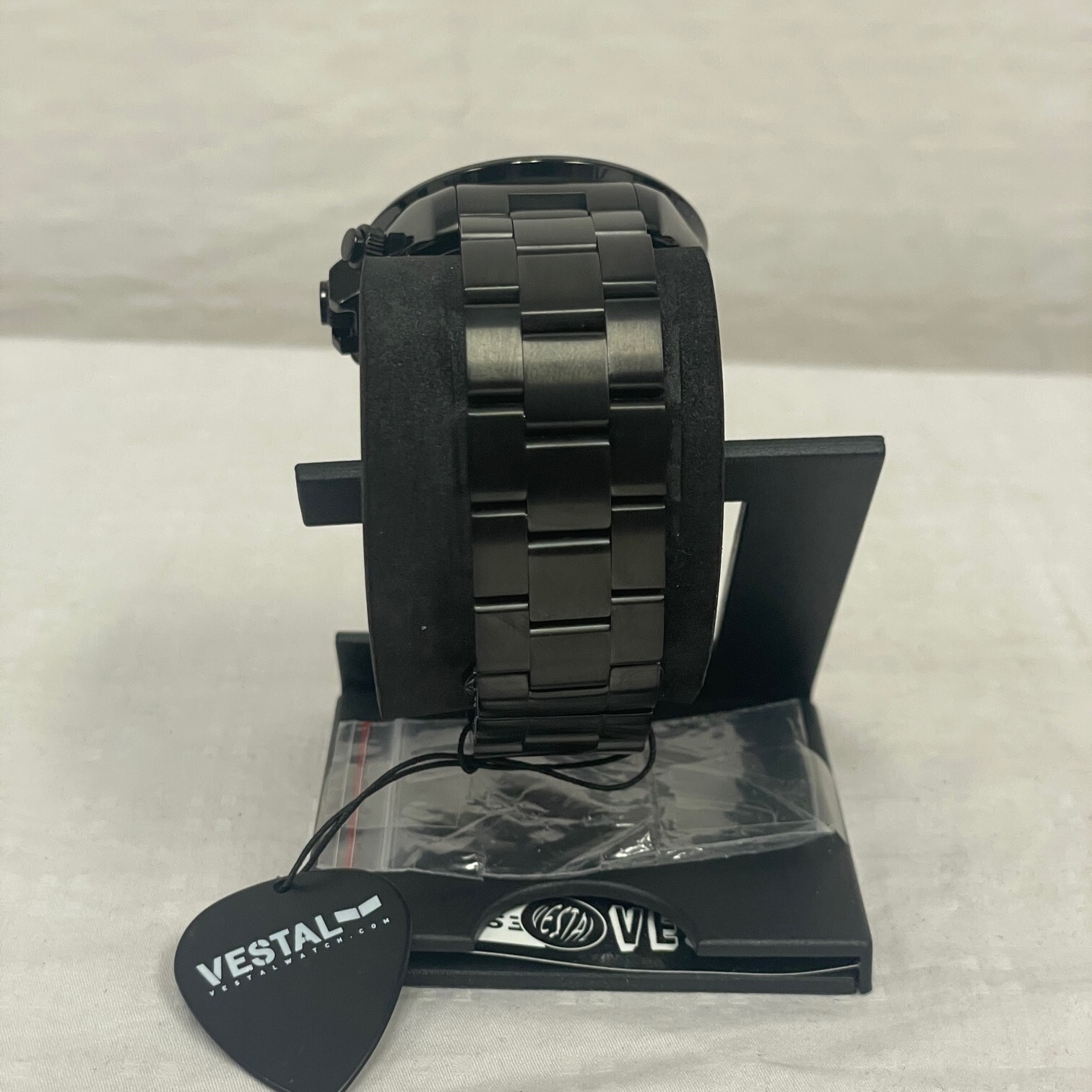 Vestal Adult Men’s ZR2 Chronograph Watch Brushed Black/Black ZR2007