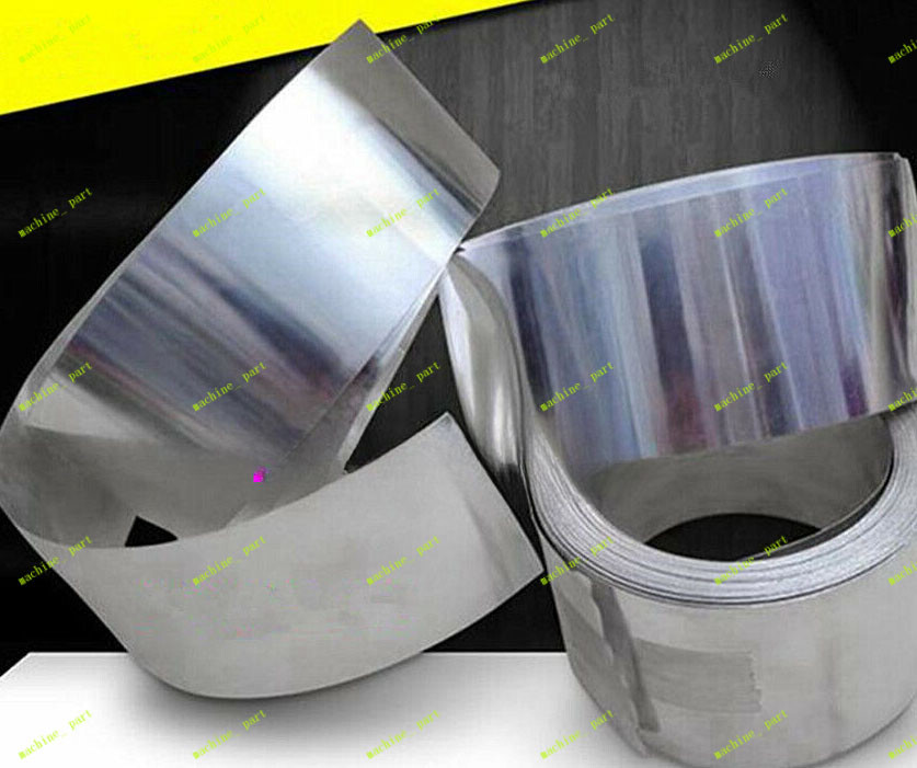 99.99% Sterling Silver Sheet Rectangular Blank 5x10cm Jeweler DIY 0.01mm~0.5mm