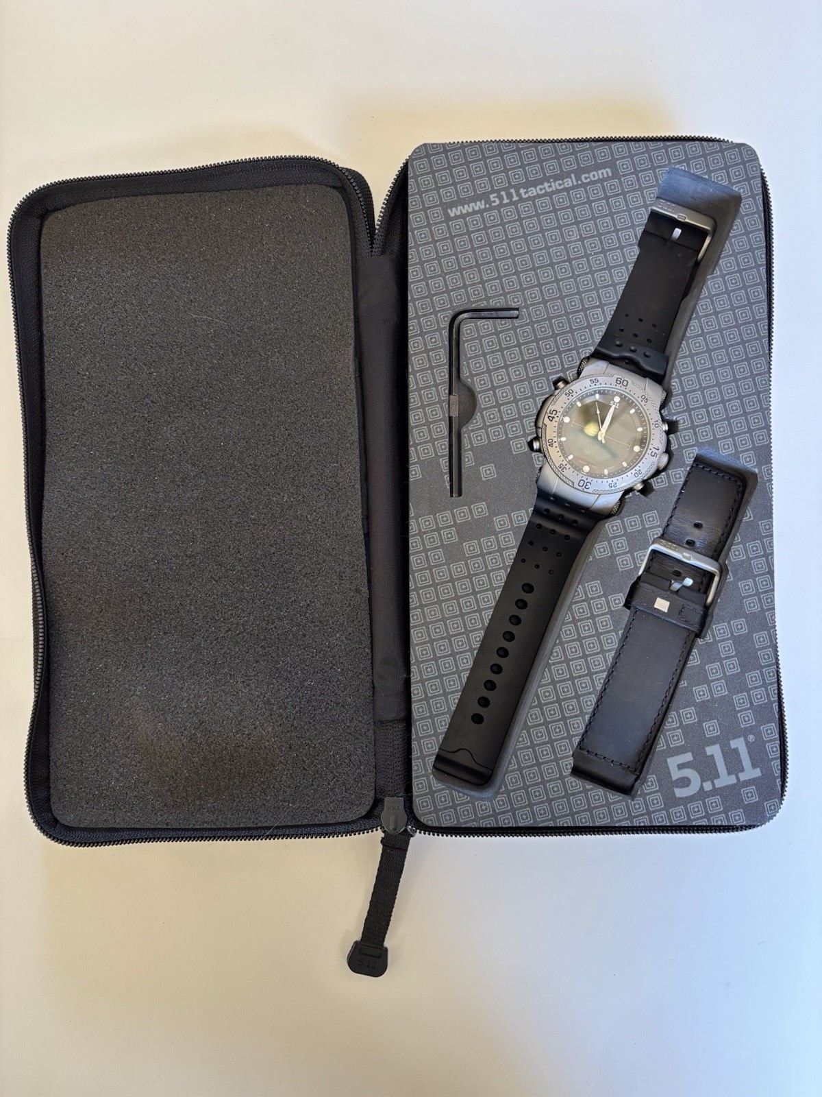 5.11 Tactical Series All Titanium Case Digital Men’s Watch New