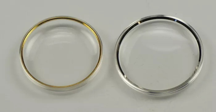 Crystal Generic Dome Acrylic Watch Plexi Glass with Tension Ring (Armoured) 2PCS