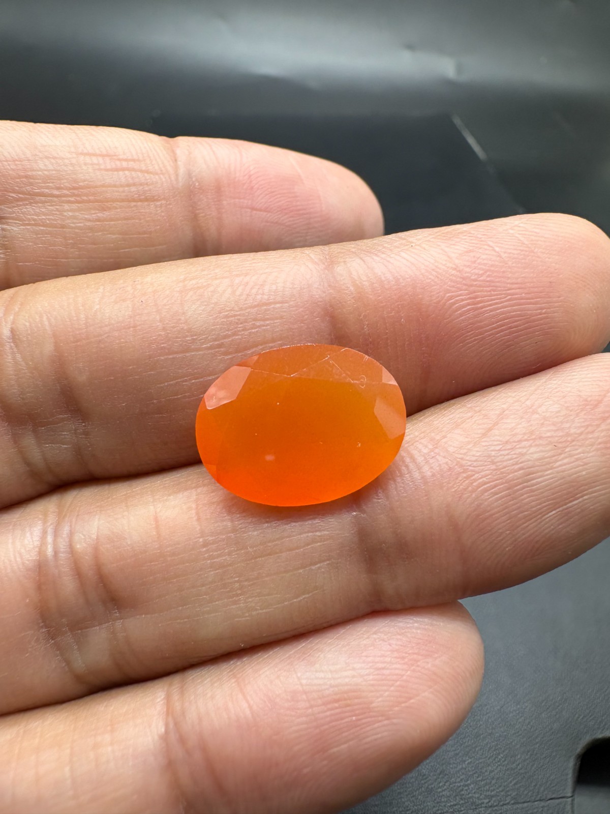 AAA Quality Carnelian, Oval 16X12 MM Gemstone, 7.65 TCW