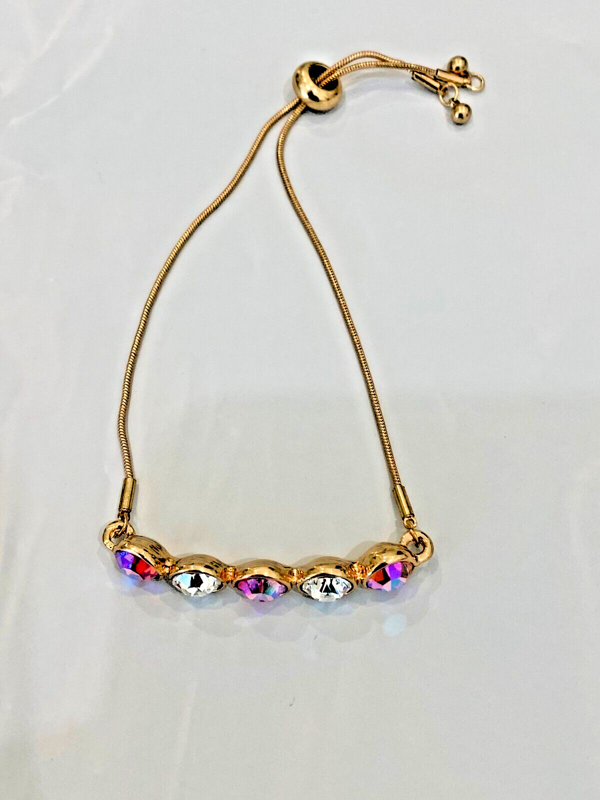 ** BUY 1 GET 1 FREE ** Genuine Swarovski Adjustable Bracelet-BRAND NEW!!