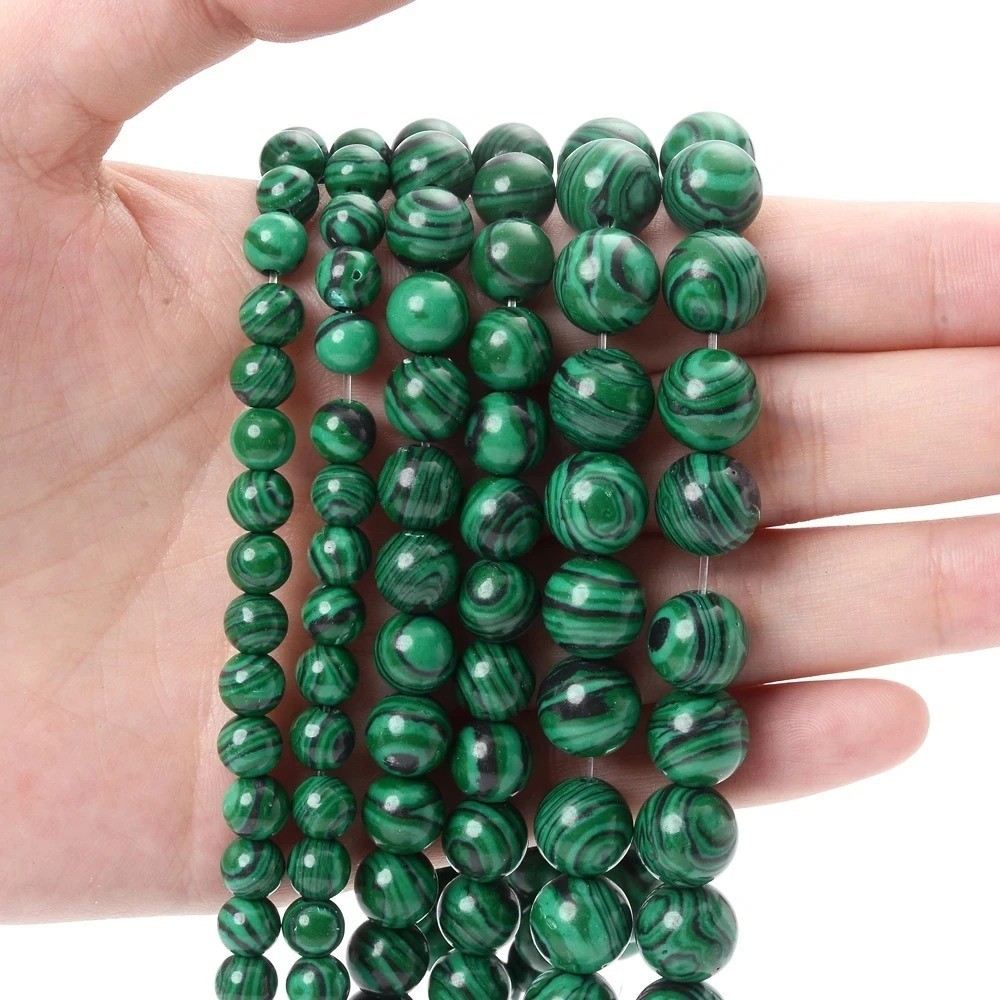Natural Gemstone Round Spacer Loose Beads Jewelry Making 4mm 6mm 8mm 10mm 12mm