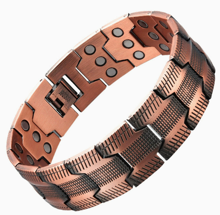 3X Ultra Strength Magnetic Copper Bracelet Vintage Copper Men’s Therapy Energy