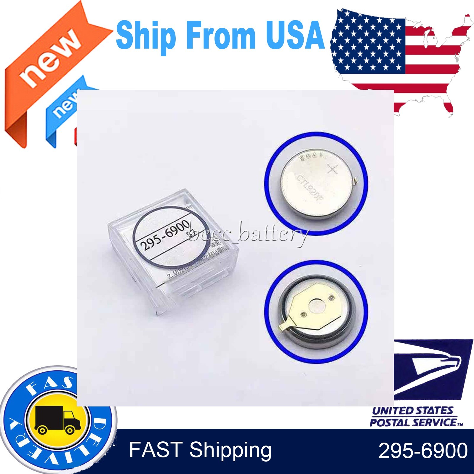 Battery 295-6900 Watch For Citizen Eco-Drive Capacitor BL9000-59F AV0050-54A