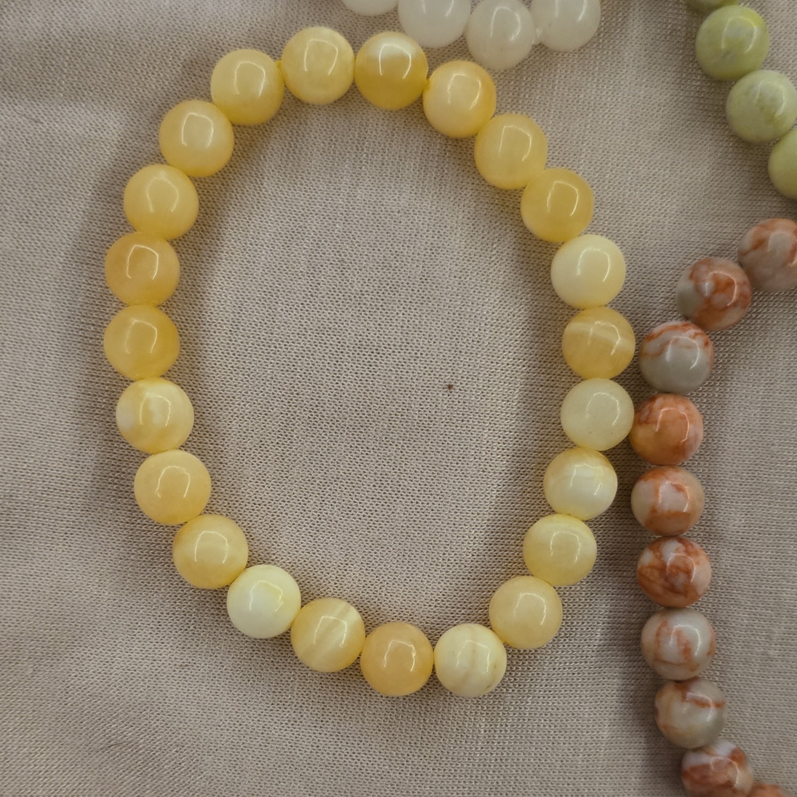 stone beaded bracelets, gemstone, crystal, Multicolor, Unisex Adults