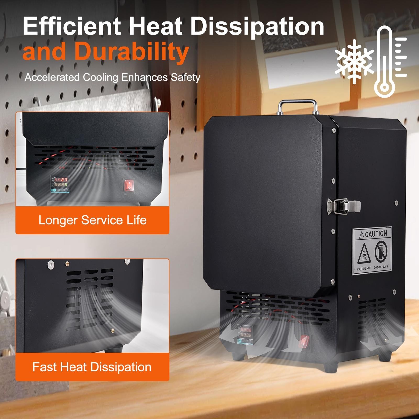 1500W Tabletop Kiln Melter Electric Melting Furnace for Wax Casting Metal New