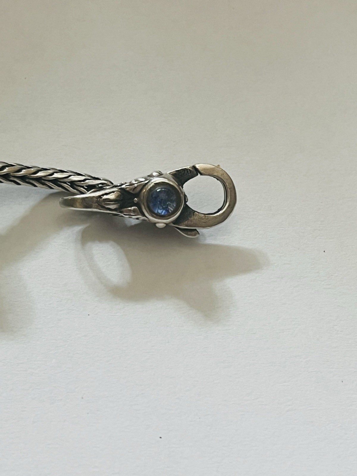 Trollbeads Authentic Ocean Themed Bracelet W/Rare Retired Mexico Lock 7.9 Inch