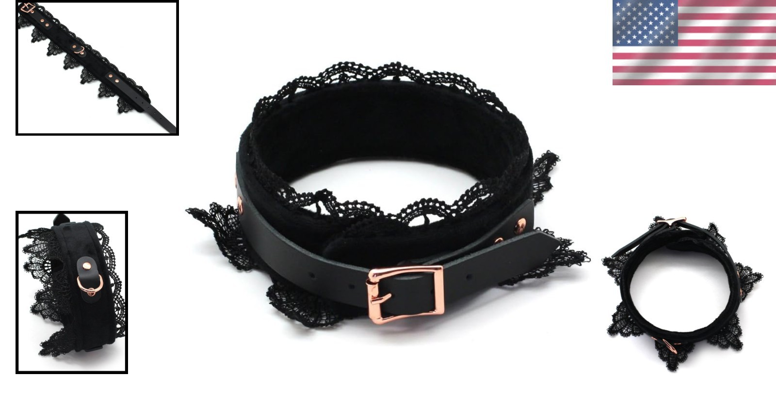 Versatile Faux Leather Choker and Leash Set – Perfect for Cosplay & Gifts