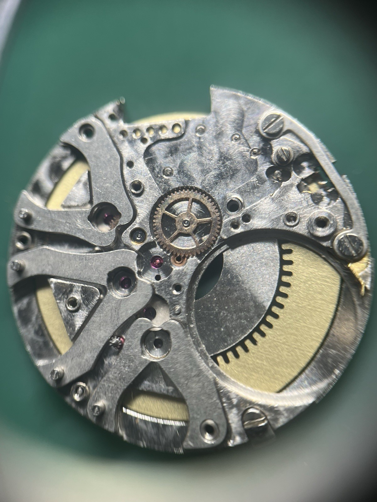 Two Partial Piaget 30P Quartz Watch Movements 15j Used In Polo And Dancer Models
