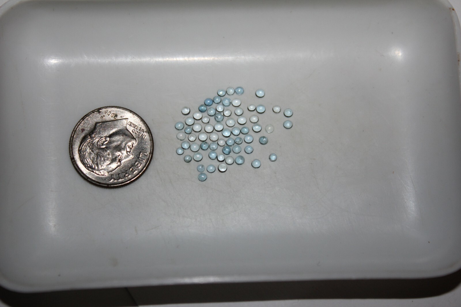 Aquamarine 2mm, 3mm, 4mm, 5mm, 6mm Cabochon Round Loose Gemstone(s)