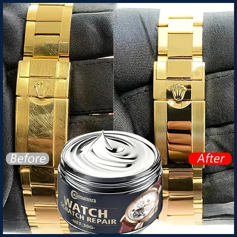 Watch Polishing Paste: Strap/Screen Scratch Removal, Metal Frame Renewal, Shine