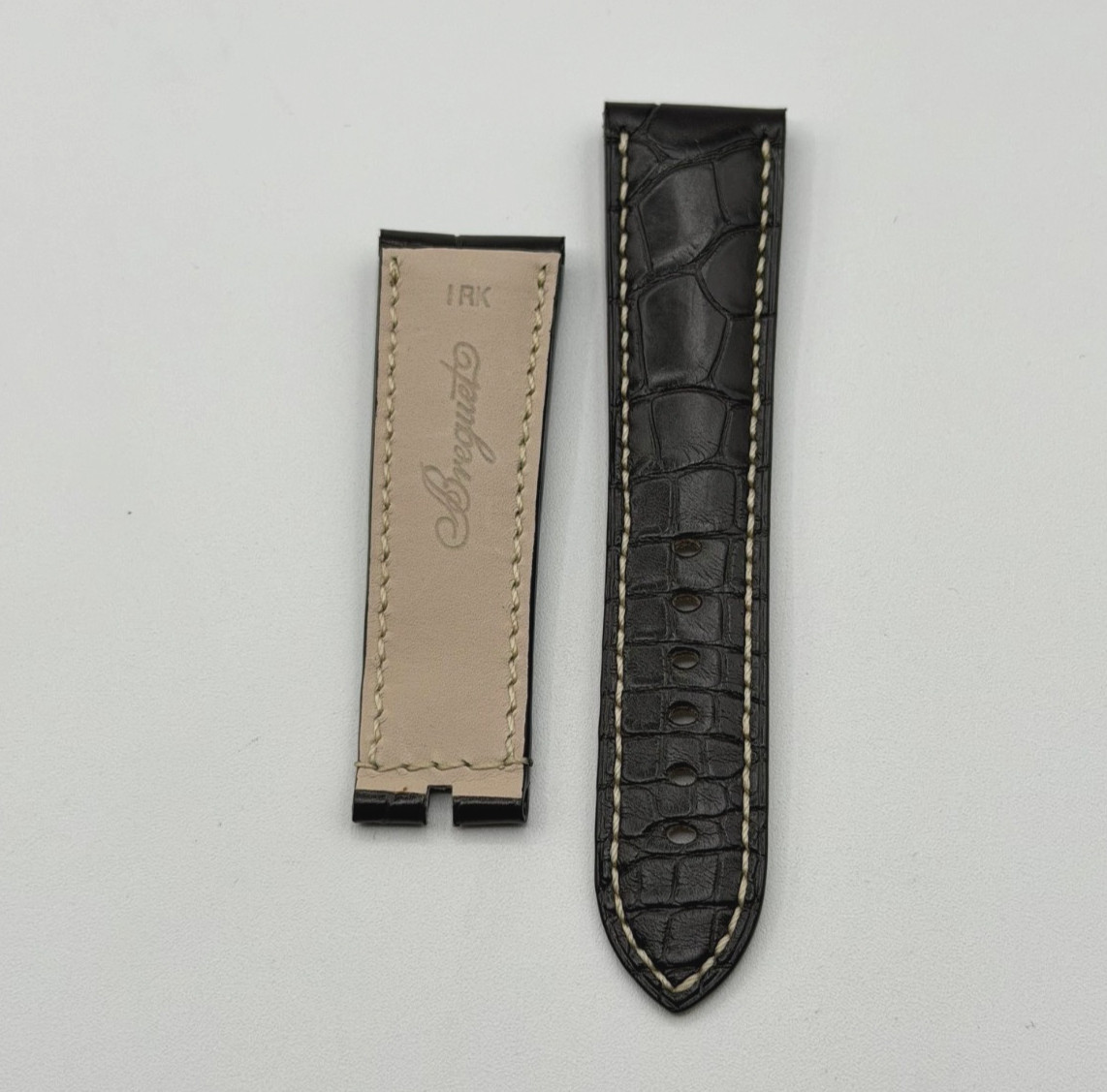 Breguet Type XX Alligator Strap Watch Strap Dark Brown 23/20mm